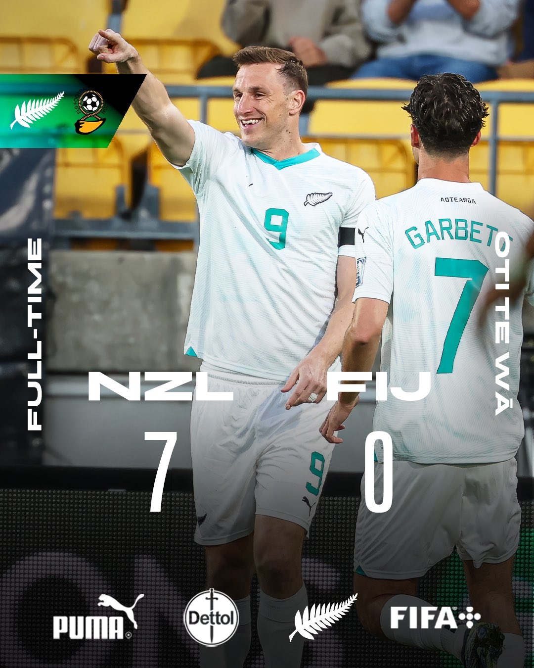 距世界杯一步之遙！新西蘭7-0進(jìn)大洋洲決賽，其FIFA排名高國(guó)足1位