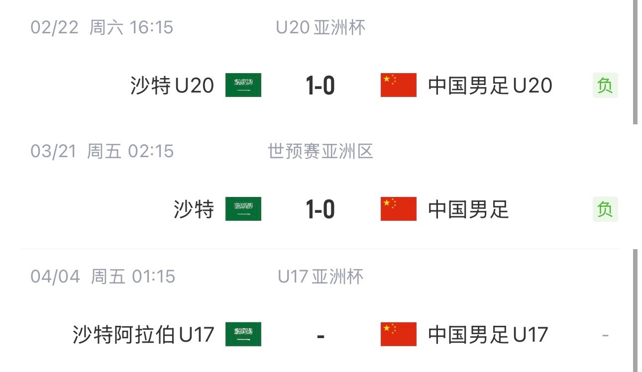 國字號三遇沙特！國少U17亞洲杯首戰對陣沙特，此前國足&國青均負