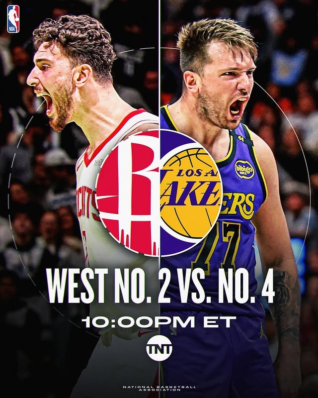 狂野西部焦點大戰！NBA官方發布火湖大戰海報：申京VS東契奇